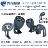為光照明 6W金黃光LED瓦楞燈 可調(diào)瓦片燈 圓頭3W瓦楞燈廠家直銷